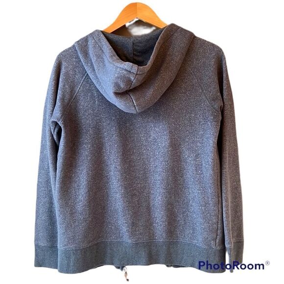 TENTREE Heathered Light Blue Grey Zip Up Hoodie Size Small - Picture 12 of 14